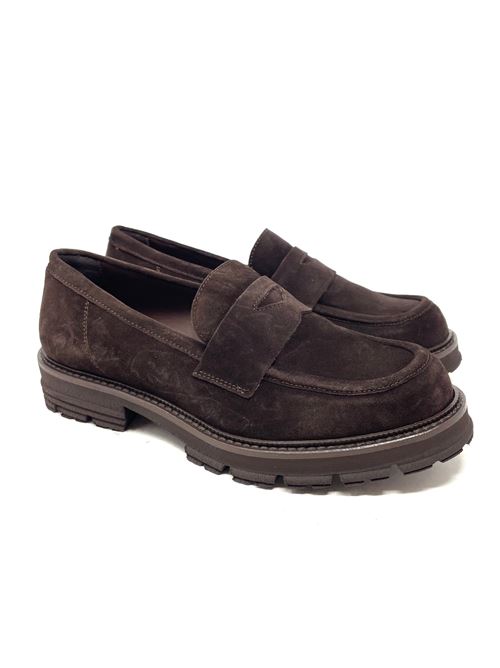 Mocassino donna college platform IL LACCIO | K213105CAMOSCIOT.MORO